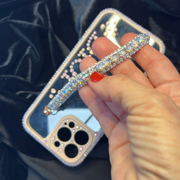 iPhone 13 Pro Max Crystal/Pink French Fashion Case—New - Picture 6 of 7